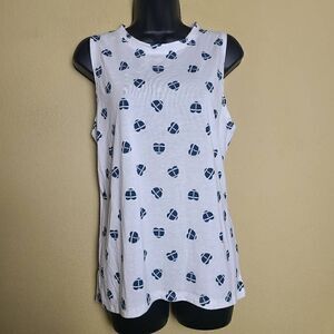 Modern Lux Football Heart Top